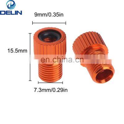 Convert Presta to Schrader Bike Valve Adaptor Aluminum Alloy Presta Valve Adapter photo-3