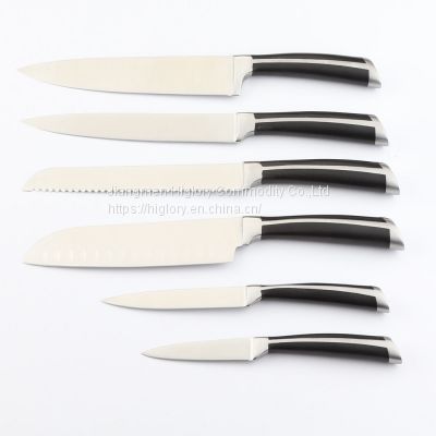 2021 new design 6 Piece good Quality Forged Knife Set with gift box