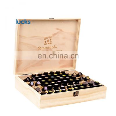 Hot sale Customized fancy unfinished essential storage box wood essential oil box