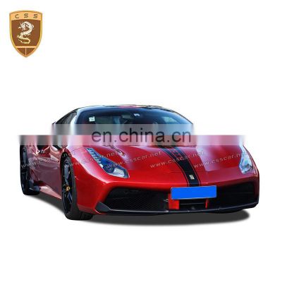 OEM Carbon Fiber Auto Parts Side Skirts For Ferra-ri 488 GTB Mirror Cover Front lip Body Kit