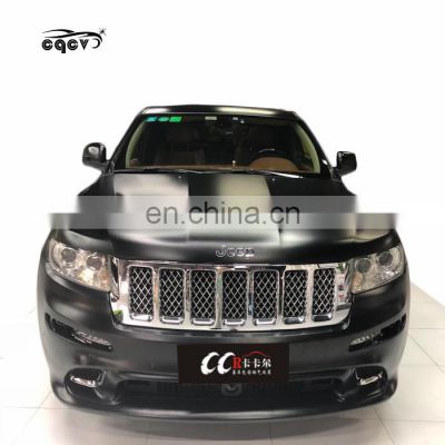 Hight quality and beautiful SRT&8 style wide body kit for Jeep Grand Cherokee front bumper rear bumepr side skirts hood fender