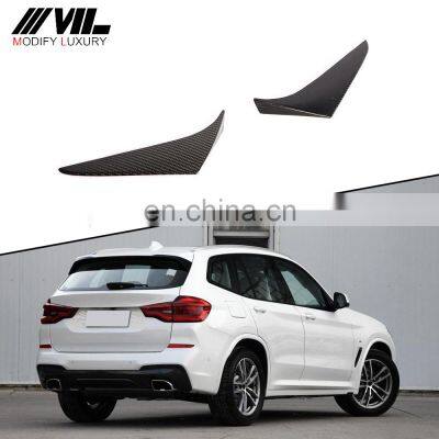 Window side spoiler for BMW X3 Carbon Fiber Rear Window Side Spoiler 2018-2019