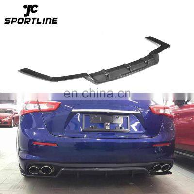 Carbon Fiber Rear Diffuser Valance for Maserati Ghibli Base Sedan 4-Door 2018 2019