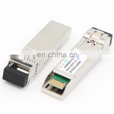 80 km LC Connector SFP+ 10G SFP BIDI TX1270nm RX1330nm Transceiver Module