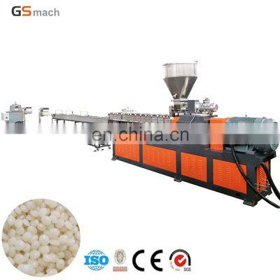 masterbatch twin screw extruder plastic production machine