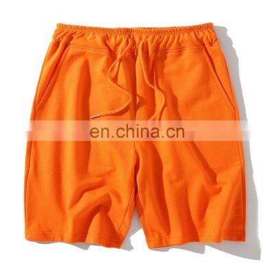 Factory Wholesale Mens Workout, 100%cotton French Terry Shorts Sport Custom Logo Men Fitness Sweat Shorts/