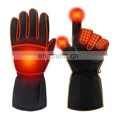 Spot Heating Charging Keeping Warm Heating Autumn and Winter Thickening 5 Fingers Outdoor Hiking and Cycling Gloves