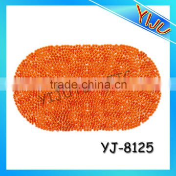 Cell shaped pvc bath mat