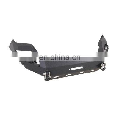 Оптовая фабричная продажа деталей пикапов, переднего бампера с светодиодами, стального черного бампера-охранителя с лебедкой для послепродажного рынка для Tacoma 2016 - 2018