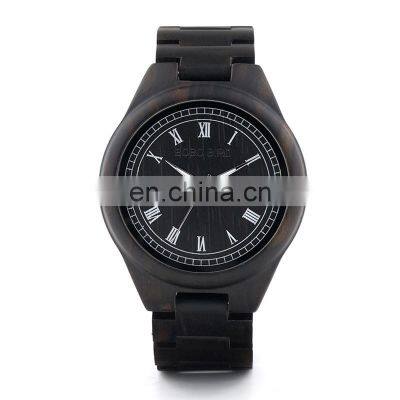 Minimalist Mens Luxury Wooden Watches BOBO BIRD Customized OEM Wood Watch for Men