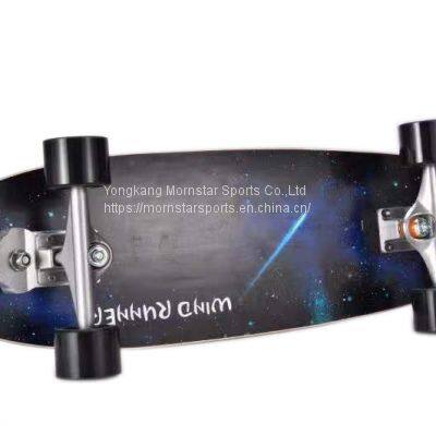 8Layer Maple Deck 4 Wheels Surf Carving Cruiser Skateboard With S7 Trucks photo-3