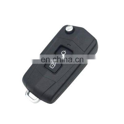 2 Buttons Remote Smart Car Key Shell Fob Cover Blank Case For Hyundai Santa Fe 2006 - 2010 photo-2