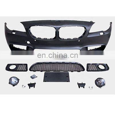 For BMW 5 Series F10 F18 520 525 528 535i Modified M5 front bumper with grill for BMW Body kit car bumper 2010-2016