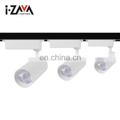 Indoor Public Places Anti Glare Surface Mounted Aluminum Cob 15w 25w 35w Led Track Lighting