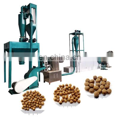 Puffing Dog Food Cat Food Pet Snack Fish Feed Production Line