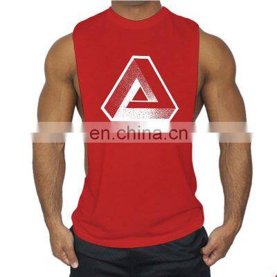 Wholesale Tank Top Bodybuilding 100% Cotton Men Tank Top Gym Fitness photo-4