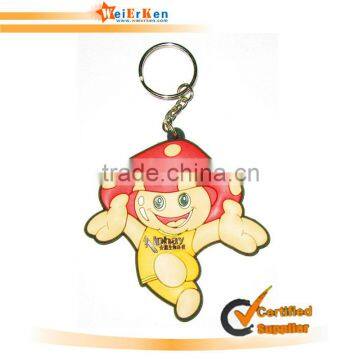 2014 china promotion soft PVC mushroom man shape Keychain