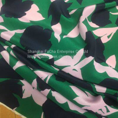 textile rayon print crepe koshibo fabric with flower digital printing fabric