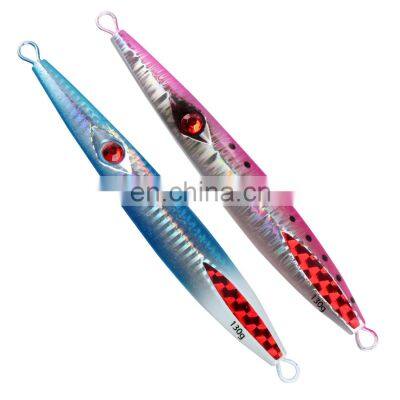 JOHNCOO High-quality 130g/160g Jigging Lure Metal Squid Jigs Lead Fishing Lures Saltwater Jigging Lures