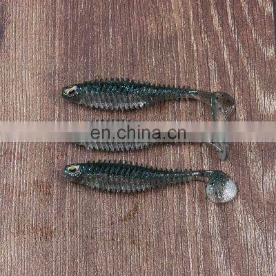 JOHNCOO Soft Plastic Lures Bait 80mm 110mm Fishing Lure Swimming Worm Artificial Lure photo-4