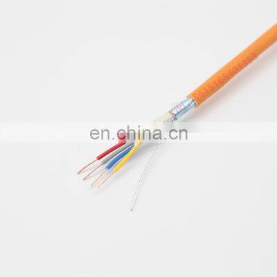 4 core 18AWG 2-10 Cores stranded Bare Copper Shielded High Quality Alarm Cables PVC Jacket Security Alarm Cables