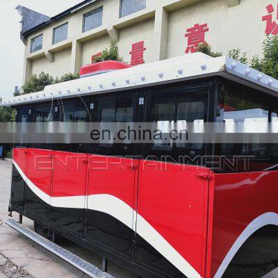 Top Sale Scenic Amusement Equipment Trackless Sightseeing Train in Scenic Spot photo-2