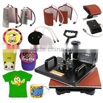 Cheap 8 in 1 combo heat press machine