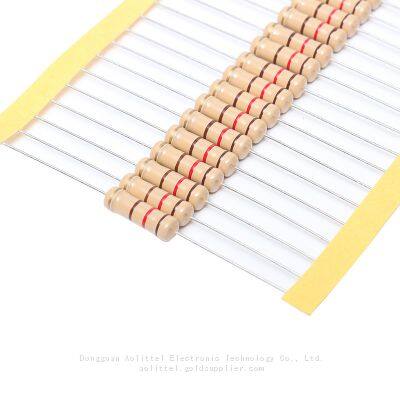 CF Resistor 0.5W 0.25W 1W 2W 3W 5W 0.1R To 10Mohm Resistance Customizable Carbon Film Resistor photo-5