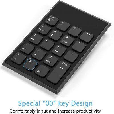 USB Wire Mini Number Keyboard Universal Numeric Keypads for Laptop Desktop Keycap and Mouse PC Computer Numpad 18 Keys Keyboards photo-5