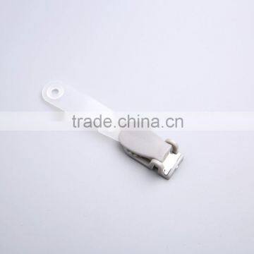 Competitive Price Plastic Badge Clip With Plastic Strap For ID Card