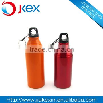 colorful small mouth aluminum sport water bottle