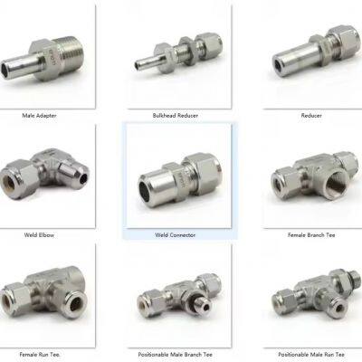 Nipple Fitting Stainless Steel Pipe Fitting Hydraulic Hose Adapter Male Female Threaded OEM Custom photo-5