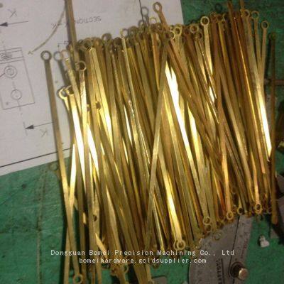 Custom Laser Cutting Bending Sheet Metal Fabrication Service Brass Strip photo-3