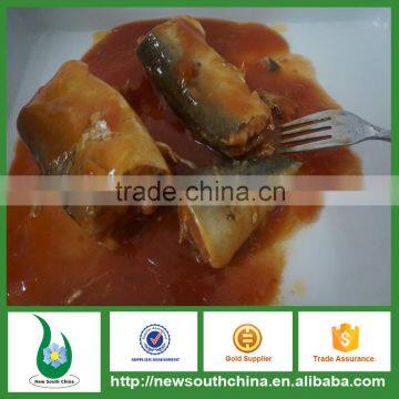 Wholesale Canned Mackerel Fish In Ketchup For Camper