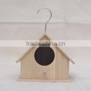 SEARUN Unfinished wooden bird house