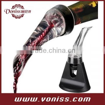 Quick Aerating Pourer Decanter Red Wine Bottle Mini Travel Aerator