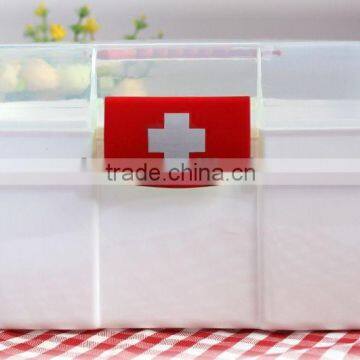 2014 best promotion CCHS-002 PP mini first aid kit box with inner part (Welcome OEM)