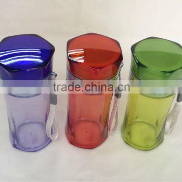 drinking water bottle AS Plastic water bottles with strainer NEW Design 380ML