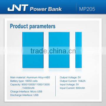 dual output 9000mah ROHS Power Bank Charger MP205 with CE ,FCC,ROHS