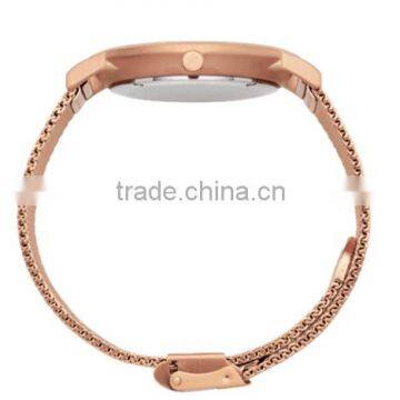 Most Popular Simple New Design Fashion Girls Mesh Watch With Ronda Movt photo-4