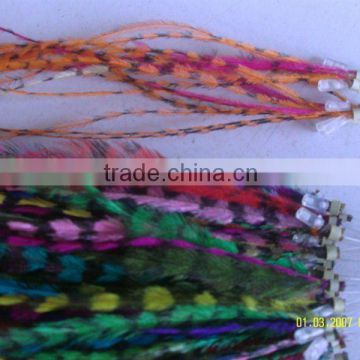 Different Color Synthetic Feather Hair Extension