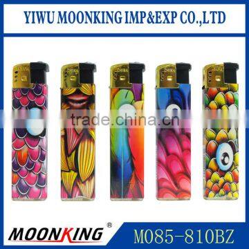 new design novelty plastic wrap paper refillable electronic cigarette lighter