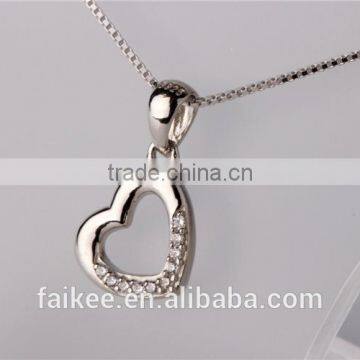 Hot Sale 925 Silver Delicacy Charms With Zircon, Fashion Crystal Pendant