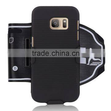 Wholesale Detachable Outdoor Sports Armband Dual Layers Protective for Samsung S7