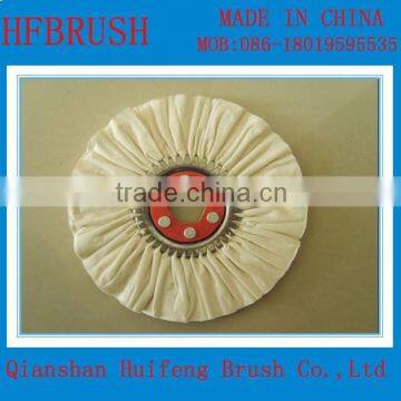 100% white cotton buffing wheel