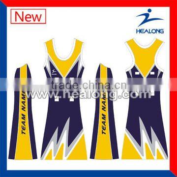 women netball dress custom netball bodysuit sexy netball dress