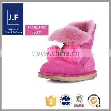 New design fashion low price kids snow boots factory, name brand snow boot, furry snow boot cover