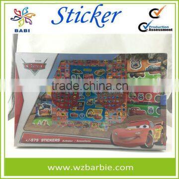 Custom Hot Sale Cartoon Adhesive Sticker For Kids