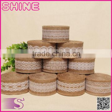 Customized size Jute Burlap fancy simple customized DIY decoration variety jute roll