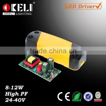 LED Power Supply 8-12W 24-40V For LED Lights